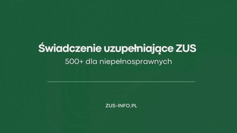 Czy osoby z niepełnosprawnościami dostaną 500 zł? Komu przysługuje świadczenie