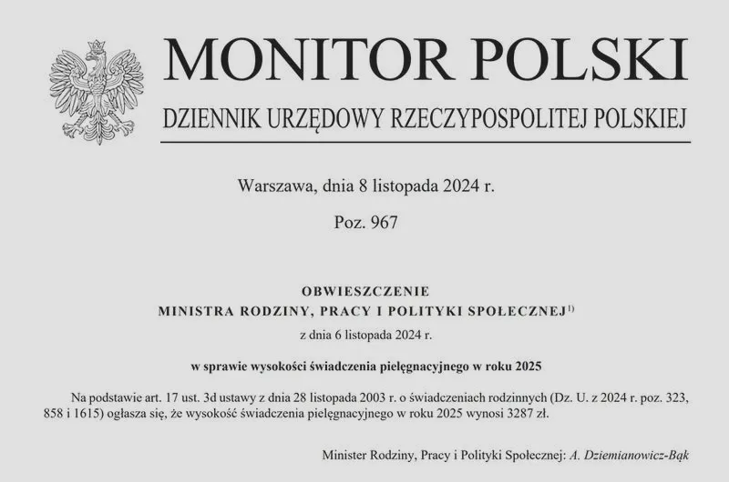 Ile wynosi opieka nad osobą z niepełnosprawnością? Kwoty i warunki świadczenia