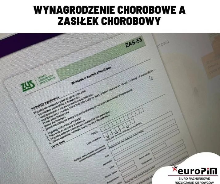 Jak dostać zasiłek z ubezpieczenia chorobowego ZUS i uniknąć najczęstszych pomyłek