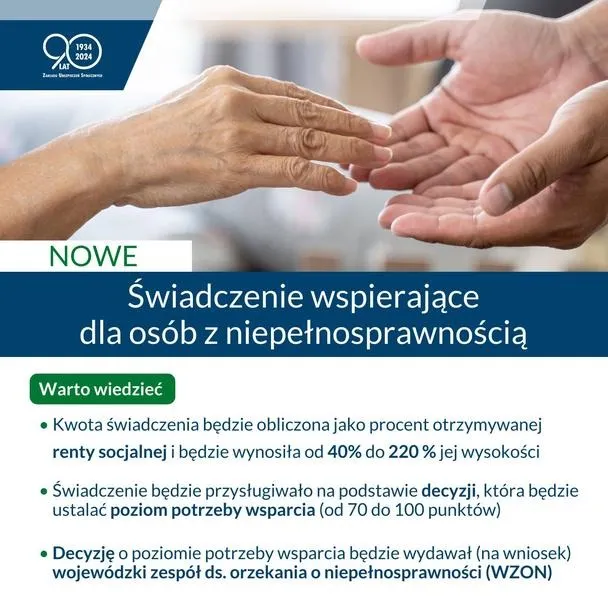 O co może starać się osoba z niepełnosprawnością? świadczenia i dofinansowania