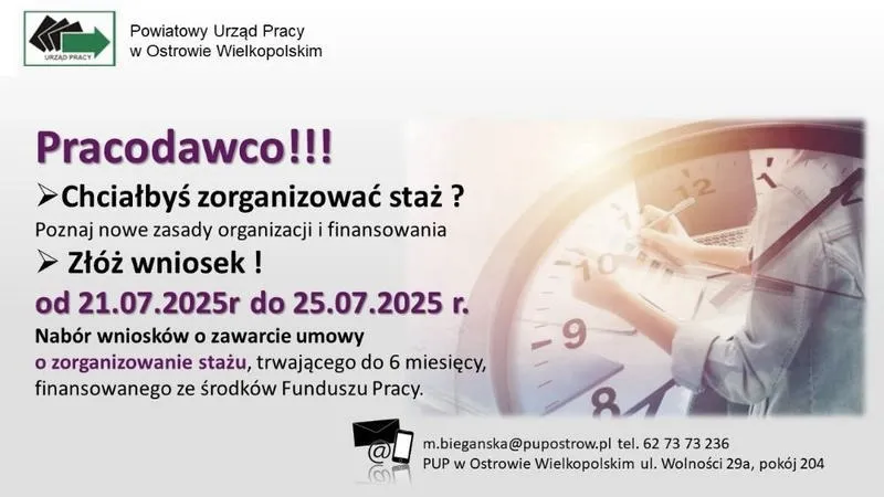 Staż z PUP – ile trwa, jakie są zasady i czy można go przedłużyć?