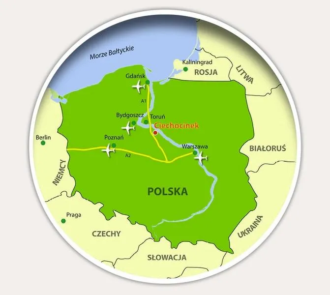 Ciechocinek parking niepełnosprawni