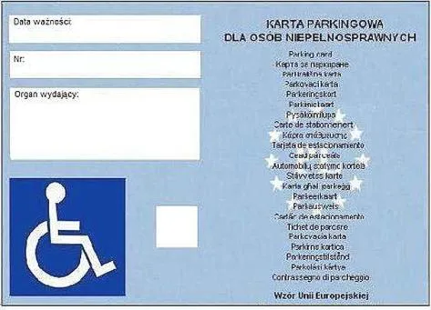 Dokumenty do karty parkingowej