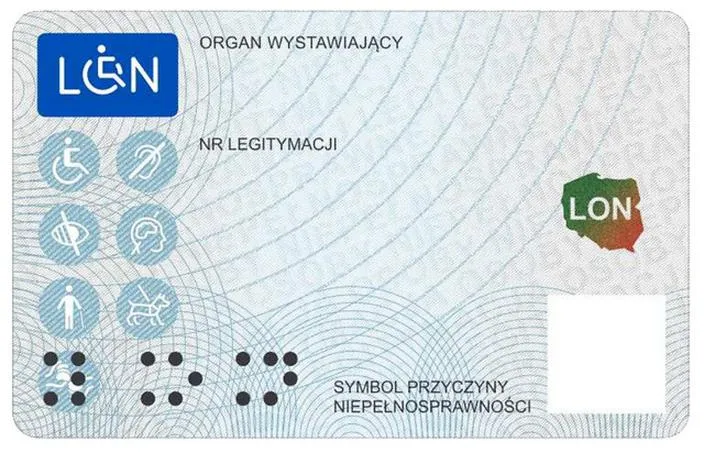 Legitymacja osoby niepełnosprawnej