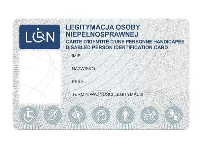 Legitymacja osoby niepełnosprawnej
