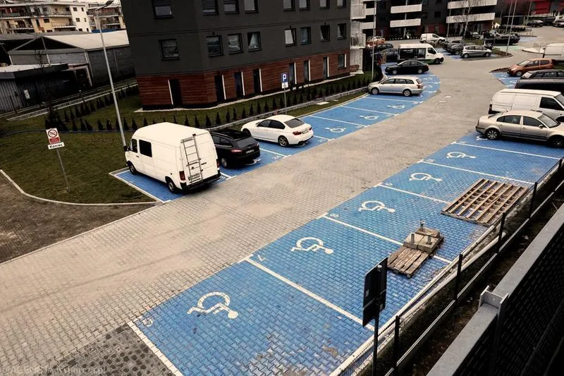 Niepełnosprawni parkowanie Katowice