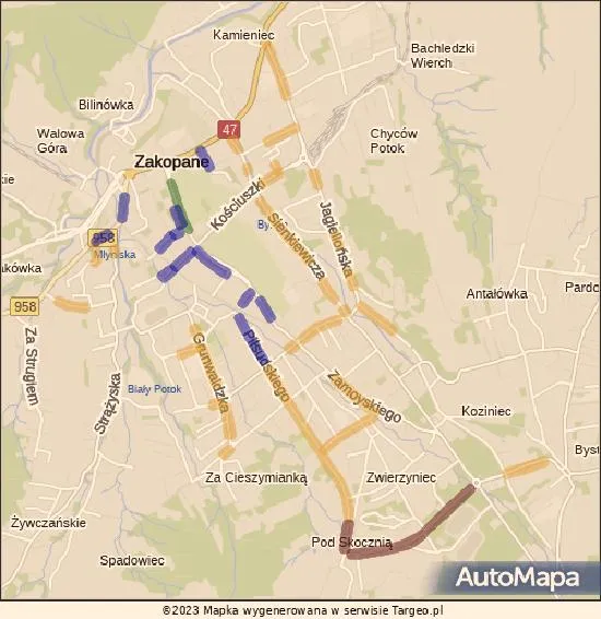 Parking w Zakopanem