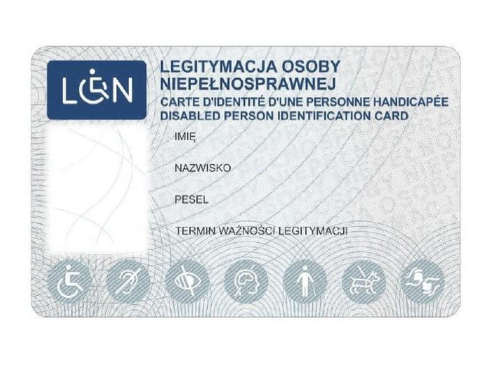 Polska legitymacja osoby z niepełnosprawnością