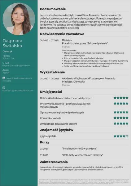 Szablon CV Microsoft Word