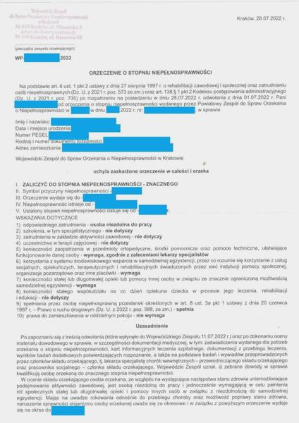 Ulga rehabilitacyjna w PIT