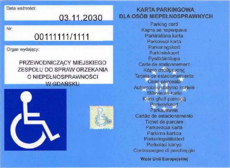 Uprawnienia dla osób niepełnosprawnych