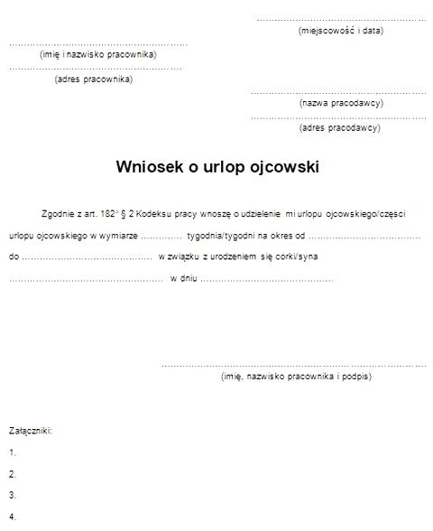 Urlop ojcowski