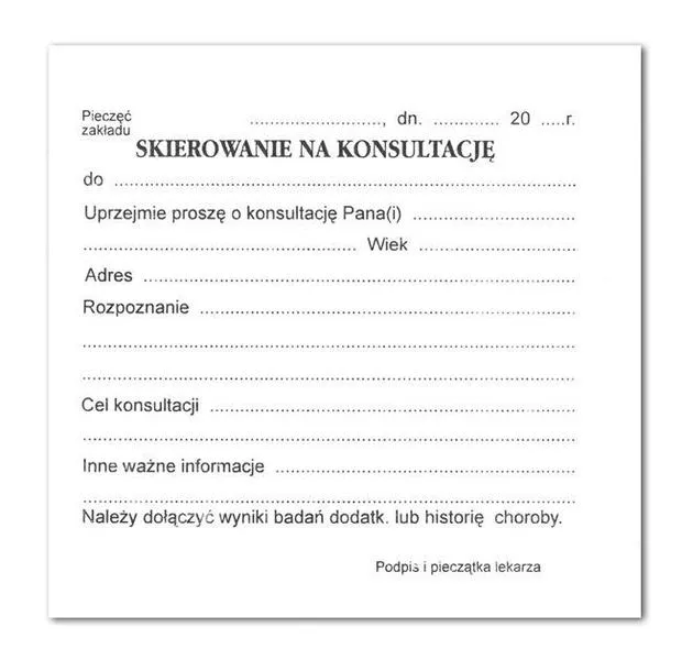 Ważność skierowania na leczenie