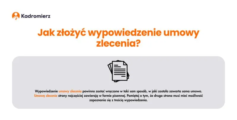 Wypowiedzenie umowy o pracę