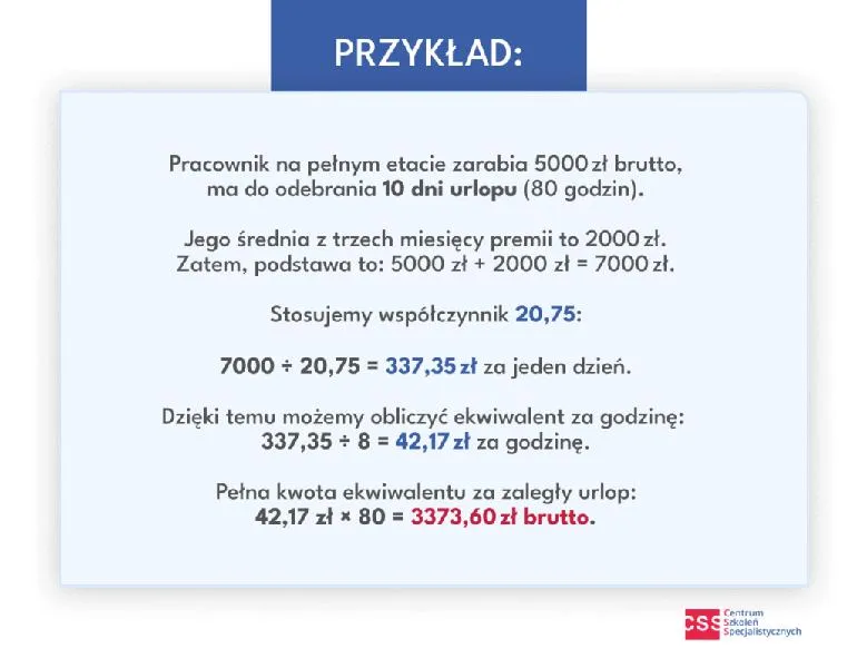 Wzór na ekwiwalent