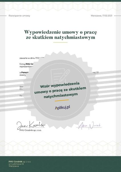 Zwolnienie dyscyplinarne