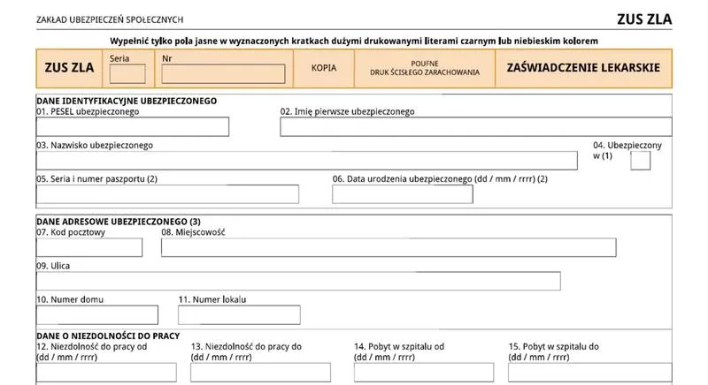 Zwolnienie lekarskie